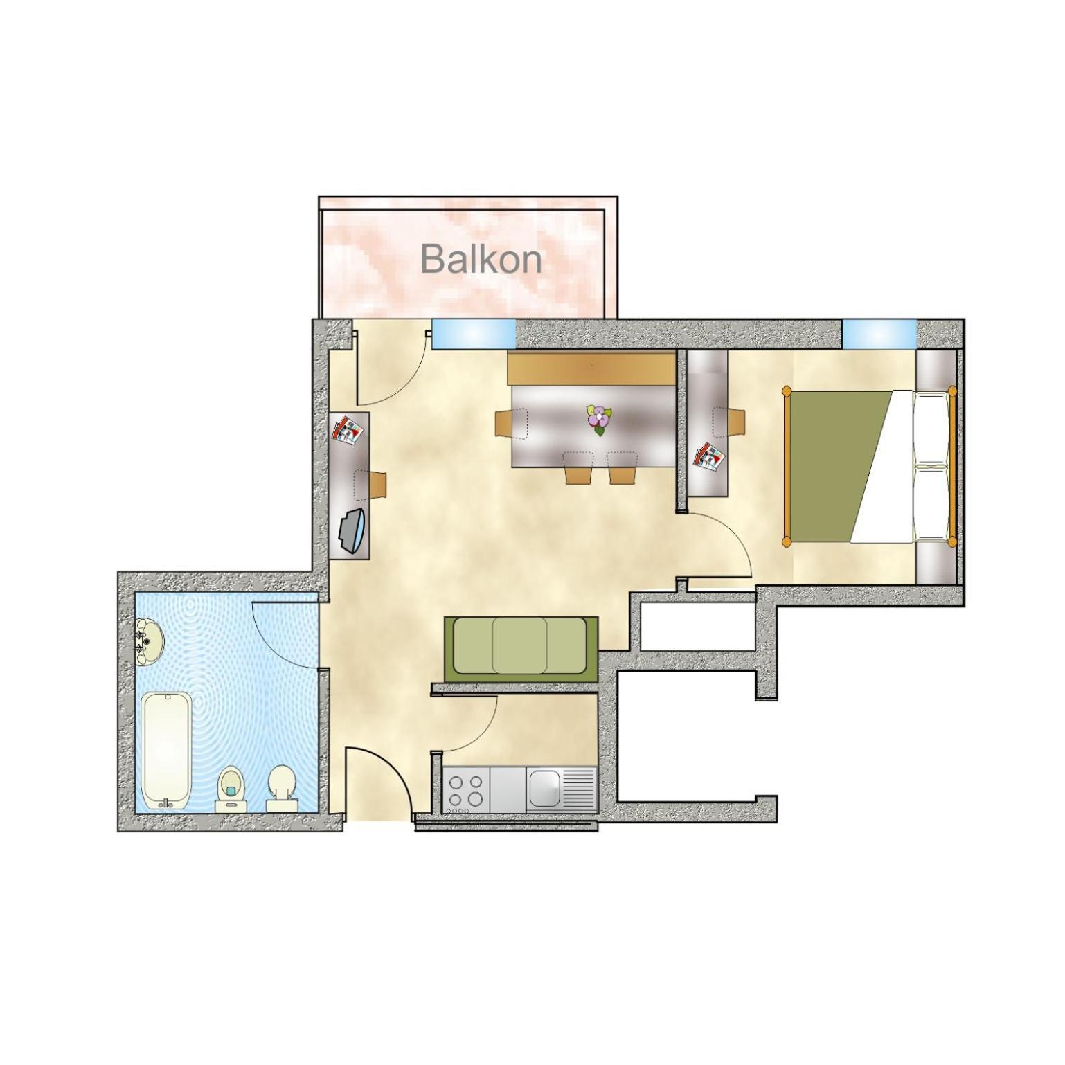 Mountain Living Apartments 圣瓦伦蒂诺阿拉穆塔 外观 照片
